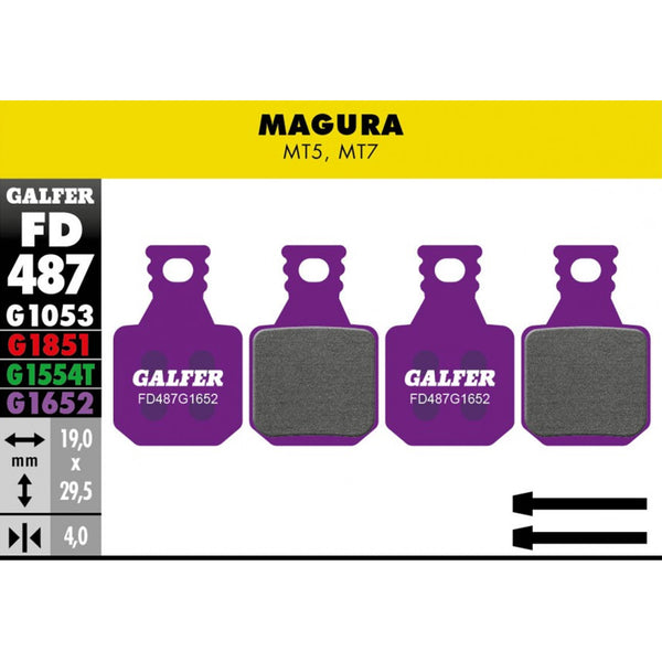 Galfer Disc Brake Pads for Magura MT5 - MT7