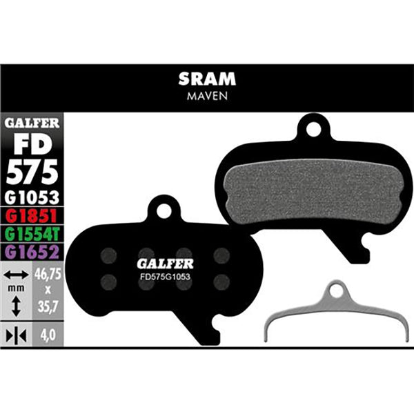 Galfer Disc Brake Pads for SRAM Maven