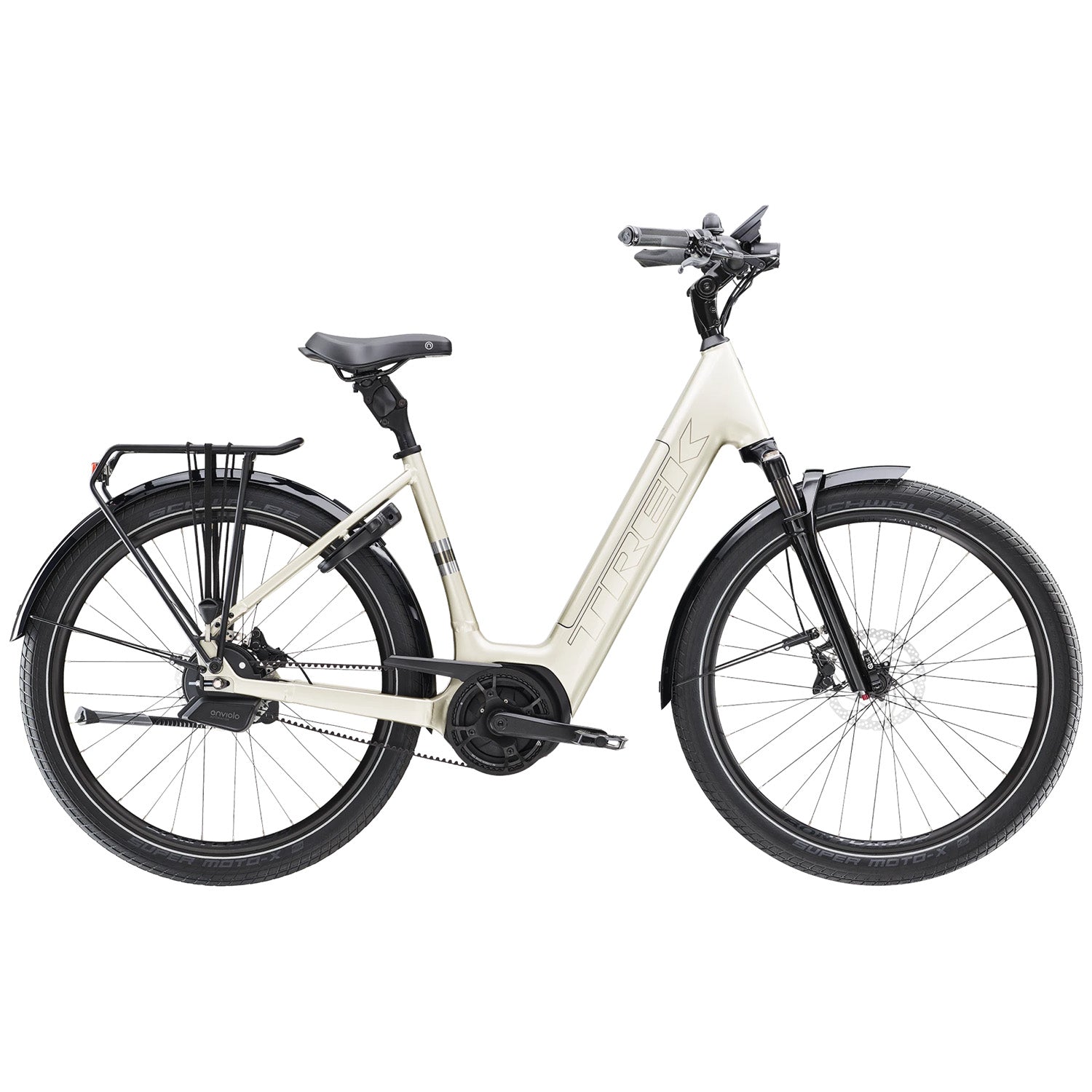 Trek District+ 5 Lowstep Electric Hybrid Bike 2024 Sprockets Cycles